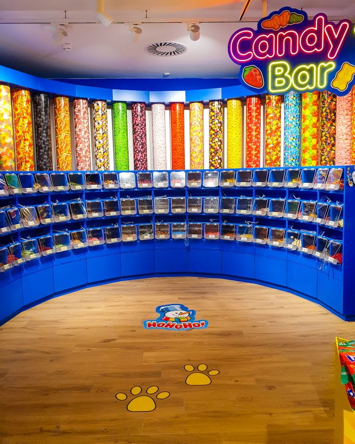 Haribo Bonn Germany How To Make The Most of a Day in Bonn from Cologne The pick and mix section full of different coloured Haribo sweets in Bonn, Germany. How To Make The Most of a Day in Bonn from Cologne